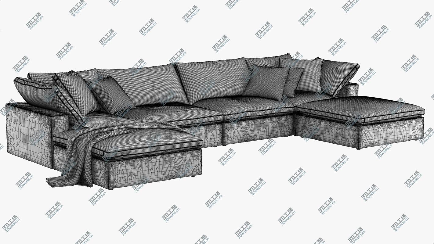 images/goods_img/20210319/Restoration Hardware Cloud Modular Sofa model/3.jpg